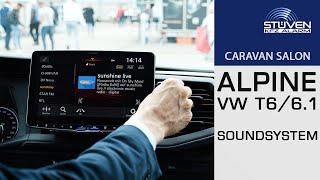Alpine VW T6 T6.1 Soundsystem Caravan Salon 2021