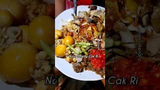 Nasi Goreng Jawa Cak Ri  Gurih bumbunya lengkap pula isiannya #dinjajanin