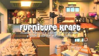 Furniture Kraft  new modern addon decoration for Minecraft PEBedrock 1.20-1.20.81️⌚️