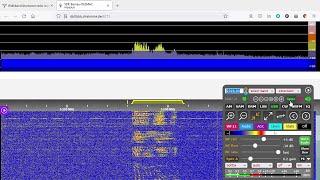 Air traffic radio communication - short waves - Software defined receiver KiwiSDR