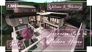 Japanese-Style Modern House Speedbuild Part 15 - Roblox - Welcome to Bloxburg
