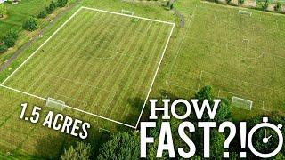 Mowing a Soccer Field How Fast? Ventracs Fastest Mower Ever