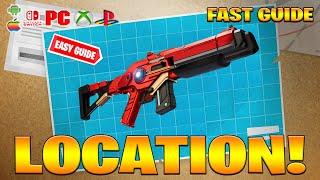 Where to find ALL Stark Industries Energy Rifle Location in Fortnite How to Get Stark Industries