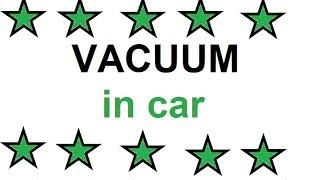 white noise - vacuum cleaner in car