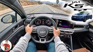 The 2022 Kia K5 GT Lacks Polish but Not Power POV Drive Review