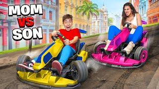 Mom vs Son Ultimate Racing Challenge