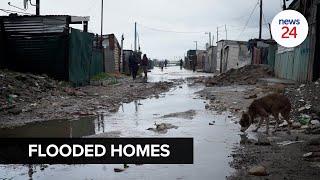 WATCH  Western Cape residents left sleeping outside in flooded homes after severe weather