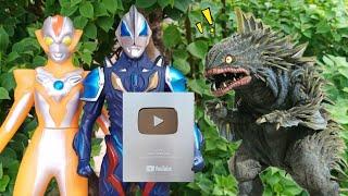Ultraman Geed Antar SILVER PLAY BUTTON Dari Youtube  Unboxing Silver Play Button 2024 Wow Amazing