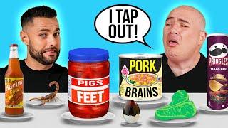 We Tasted The Worlds WEIRDEST Meat Snacks