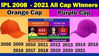  All IPL Orange & Purple Cap Winners List - 2008-2021IPL Orange Cap Winner IPL Purple Cap Winners