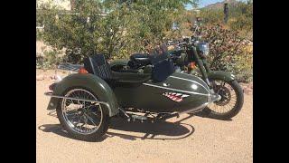 Royal Enfield motorcycle with Cozy sidecar