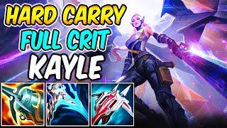 FULL CRIT KAYLE - HOW TO CARRY AS KAYLE  New Build & Runes  League of Legends