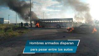 Balaceras persecuciones bloqueos y quema de vehículos así amaneció Matamoros