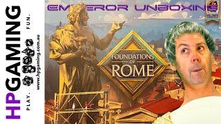 GameLINK  Unboxing  Foundations of Rome Emperor Edition
