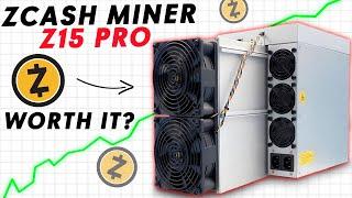 Antminer Z15 Pro ZEC Miner...Is It Worth It? Specs Profitability Zcash Halving & More