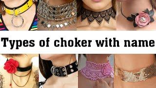 Types Of Choker With Name  Different latest choker necklace design with name