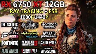 RX 6750 XT 12GB + RYZEN 7 5700X3D  Test in 25 New Games  1080p - 1440p  Detailed Test in 2024