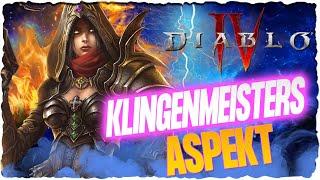 DIESEN legendären Aspekt brauchst du Klingenmeisters Aspekt  Diablo 4 Guide Deutsch