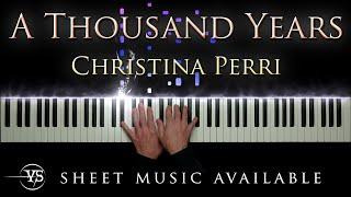 Christina Perri - A Thousand Years - Piano Cover Arr. Yannick Streibert