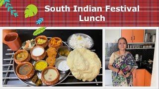 South Indian Lunch Menu I  Festival Lunch I Step By step Process I Beginners Special I