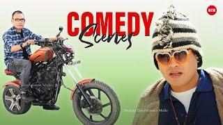 Comedy Scenes  Social Worker Saraga Nupi Koiba  Manipuri Movie  Thabalgee Mangal  Bimol Phibou