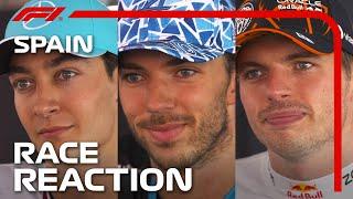 Drivers’ Reaction After The Race  2024 Spanish Grand Prix