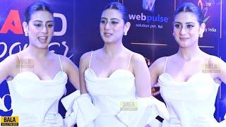 Isha Malviya Looks ELEGANT In White Off Shoulder Gown at Global Excellence Awards 2024