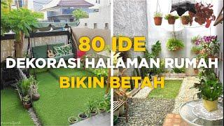 80 Ide Dekorasi Halaman Rumah Tampak Menawan dan Bikin Betah