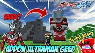 LATEST ULTRAMAN GEED IS IN MINECRAFT  Minecraft Ultraman Geed Add ウ ル ト ラ マ ン ジ ー 