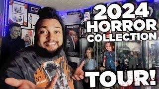 HORROR COLLECTION ROOM TOUR 2024 Masks  Figures  Statues  Props & More