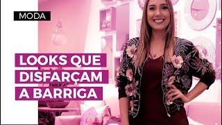 MODA LOOKS QUE DISFARÇAM A BARRIGA  Camila Gaio