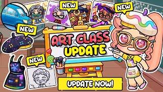 NEW UPDATE ART CLASS UPDATE SECRETS in AVATAR WORLD  PAZU