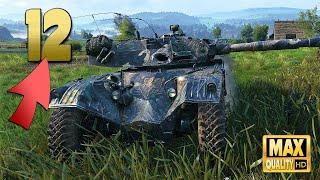 Panhard EBR 105 Отличное действие с 12 уничтоженными танками - World of Tanks