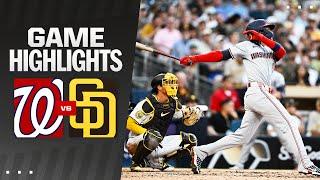 Nationals vs. Padres Game Highlights 62424  MLB Highlights