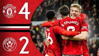 Bruno Gets A Brace At Old Trafford   Man Utd 4-2 Sheffield United  Highlights