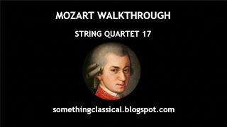 MOZART - STRING QUARTET 17 full analysis