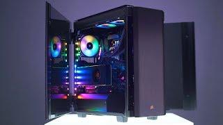 Корпус из закаленного стекла CORSAIR 500D Обзор