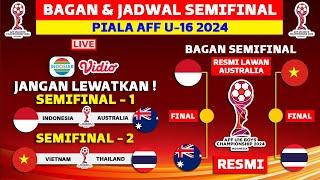 RESMI Bagan & Jadwal Semifinal Piala AFF U16 2024 - Klasemen Piala AFF U16 2024 Hari Ini