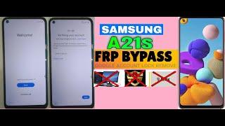 SAMSUNG A21s FRP UNLOCK BYPASS  WITHOUT PC  latest Security  Google Account Bypass  ANDROID 13