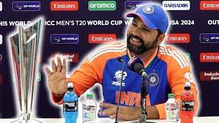 Rohit Sharma post-match press conference  South Africa v India  T20 World Cup final 2024 