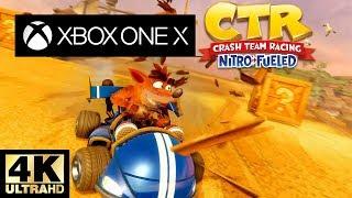 Crash Team Racing Nitro Fueled Xbox One X 4K Gameplay