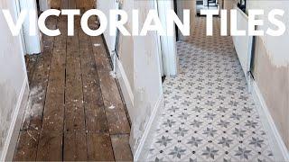 ENTRYWAY FLOOR MAKEOVER  1900 ENGLISH VICTORIAN TERRACE ENTRYWAY FLOOR TRANSFORMATION UK  HWH