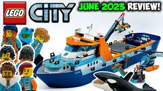 LEGO Whale & So Much More  LEGO City Arctic Explorer Ship Review Set 60368