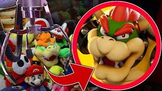 Bowser STUCK Inside Claw Machine