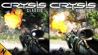 Crysis Remastered Trilogy vs Original  Direct Comparison