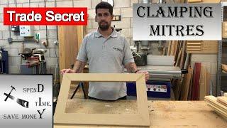 Trade secret Clamping a mitered frame