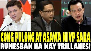 CONG PULONG AT ASAWA NI VP SARA RUMESBAK NA KAY TRILLANES PAGPALAG KAY MARBIL DIVERSION LANG SAW