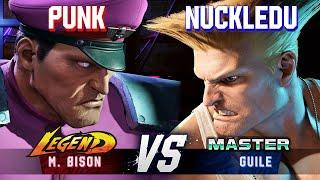 SF6 ▰ PUNK M.Bison vs NUCKLEDU Guile ▰ High Level Gameplay