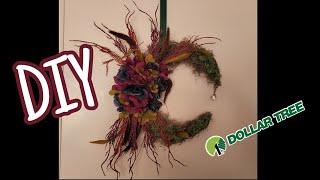 DIY Crescent Moon Wreath tiktok Witch Wreath