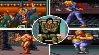 Street of Rage - All Bosses No Special Attack